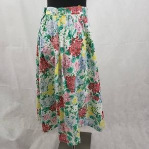 Briggs New York Floral Skirt Vintage